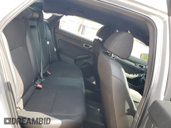 2025 Honda Civic Sport with VIN 2HGFE2F52SH506035, listed as a Copart auction lot 54035805 with 11,141 mi miles and Salvage title. Bid and sale history available at DreamBid. Image 10.