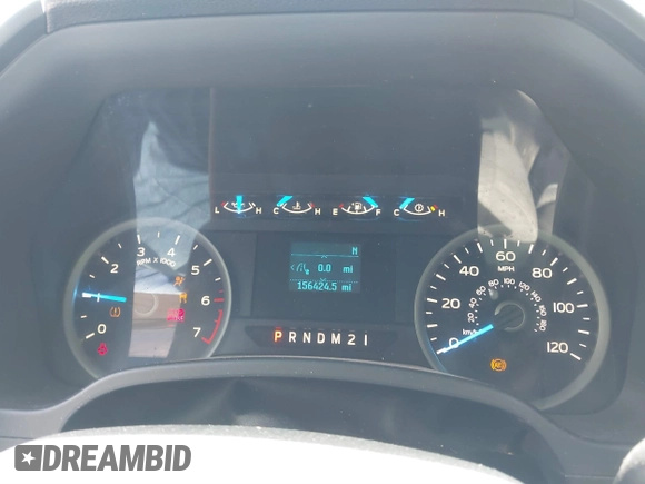 2017 Ford F-150 XL with VIN 1FTEW1CF6HFB67496, listed as a IAAI auction lot 41884533 with 156,424 mi miles and . Bid and sale history available at DreamBid. Image 7.