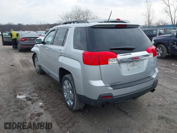 2015 GMC Terrain SLT with VIN 2GKFLXE38F6217989, listed as a IAAI auction lot 41829156 with 97,390 mi miles and . Bid and sale history available at carsss.com. Image 3.