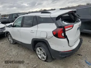 2022 GMC Terrain SLE with VIN 3GKALMEV8NL211534, listed as a Copart auction lot 43429065 with 51,386 mi miles and Salvage Title. Bid and sale history available at carsss.com. Image 2.