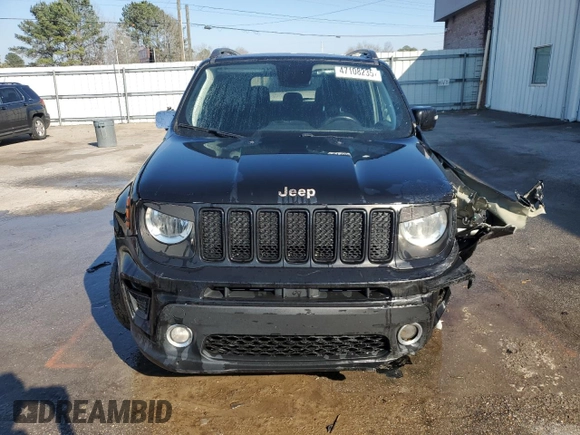 2020 Jeep Renegade Latitude with VIN ZACNJBBBXLPL40104, listed as a Copart auction lot 47108235 with 62,057 mi miles and Salvage Title. Bid and sale history available at carsss.com. Image 5.