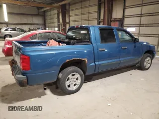 2005 Dodge Dakota SLT with VIN 1D7HE48N25S326038, listed as a Copart auction lot 83908454 with 155,447 mi miles and Salvage Title. Bid and sale history available at DreamBid. Image 3.