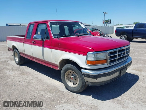 1994 Ford F-150 with VIN 1FTEX15N2RKB54755, listed as a IAAI auction lot 42073455 with 236,094 mi miles and . Bid and sale history available at DreamBid. Image 1.