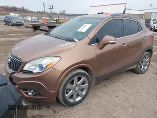 2016 Buick Encore Leather with VIN KL4CJCSB6GB553593, listed as a IAAI auction lot 41582660 with 95,713 mi miles and . Bid and sale history available at carsss.com. Image 2.