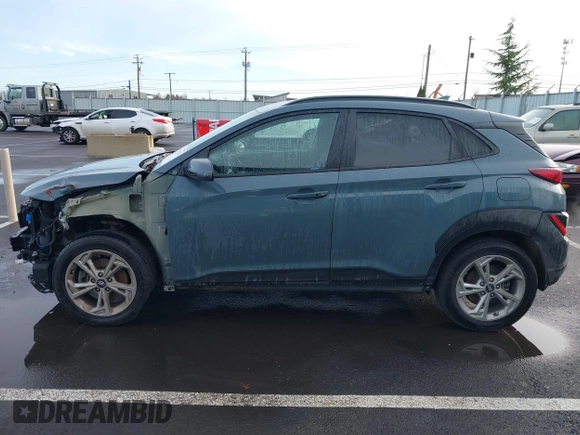 2022 Hyundai Kona SEL with VIN KM8K6CAB1NU828823, listed as a IAAI auction lot 41178743 with 43,755 mi miles and . Bid and sale history available at carsss.com. Image 15.