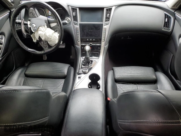 2014 Infiniti Q50 Premium with VIN JN1BV7AR4EM683789, listed as a Copart auction lot 49187715 with 100,594 mi miles and Salvage Title. Bid and sale history available at carsss.com. Image 8.