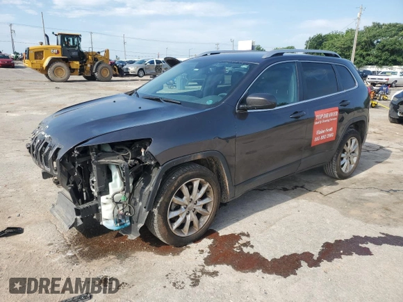 2017 Jeep Cherokee Limited with VIN 1C4PJLDB7HW516454, listed as a Copart auction lot 60927315 with 120,310 mi miles and Salvage title. Bid and sale history available at DreamBid. Image 1.