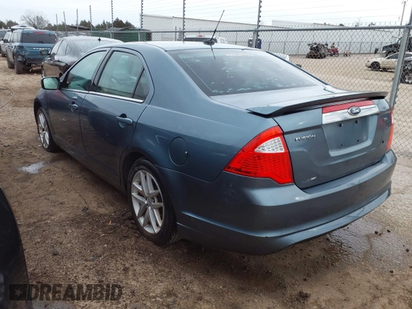 2011 Ford Fusion SEL with VIN 3FAHP0JA5BR279394, listed as a IAAI auction lot 41582899 with 216,092 mi miles. Bid and sale history available at carsss.com. Image 3.