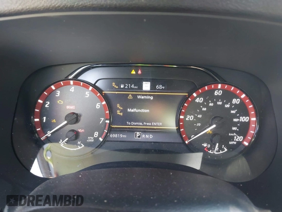 2023 Nissan Frontier Pro-X with VIN 1N6ED1EJ6PN619651, listed as a IAAI auction lot 41838415 with 69,819 mi miles and . Bid and sale history available at DreamBid. Image 7.