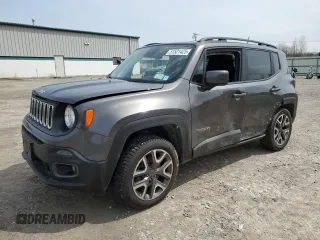 2018 Jeep Renegade Latitude with VIN ZACCJBBB8JPG65986, listed as a Copart auction lot 51521425 with 42,625 mi miles and Salvage Title. Bid and sale history available at carsss.com. Image 1.