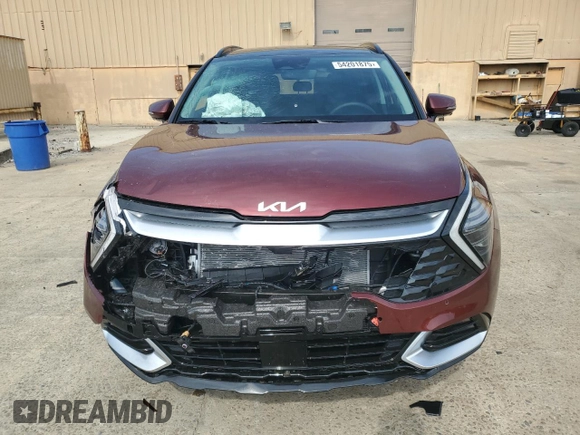 2025 Kia Sportage SX-Prestige с VIN 5XYK5CDF5SG305923, выставлен на аукционе Copart как лот 54201875 с пробегом 60 миль миль и Списание • Salvage title. История ставок и продаж доступна на DreamBid. Изображение 5.