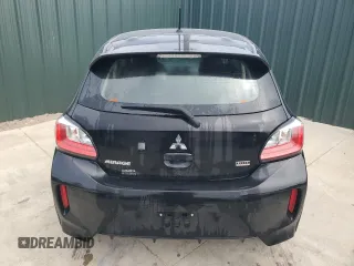 2024 Mitsubishi Mirage Black Edition with VIN ML32AWHJ5RH006531, listed as a Copart auction lot 56031835 with 6,800 mi miles and Clean title. Bid and sale history available at DreamBid. Image 6.