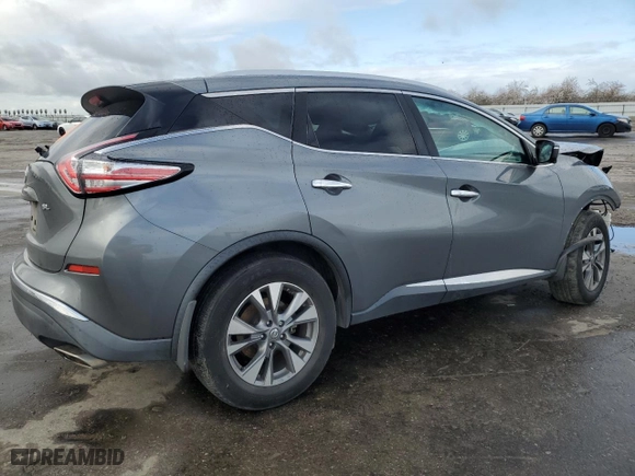 2015 Nissan Murano SL with VIN 5N1AZ2MG7FN253756, listed as a Copart auction lot 45412155 with 90,104 mi miles and Salvage Title. Bid and sale history available at carsss.com. Image 3.