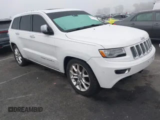 2014 Jeep Grand Cherokee Summit with VIN 1C4RJFJM7EC376953, listed as a IAAI auction lot 41489207 with 146,896 mi miles and . Bid and sale history available at DreamBid. Image 1.
