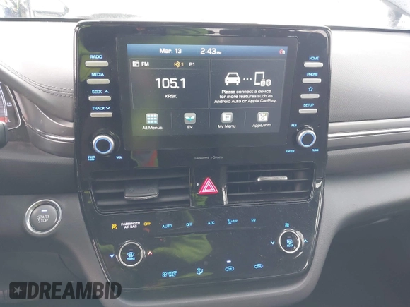 2020 Hyundai Ioniq SE with VIN KMHC75LJ3LU071938, listed as a IAAI auction lot 41785298 with 47,165 mi miles and . Bid and sale history available at DreamBid. Image 19.
