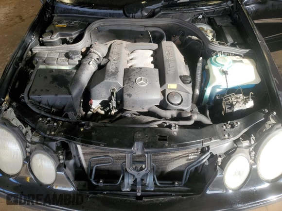 2000 Mercedes-Benz CLK with VIN WDBLK65G9YT034723, listed as a Copart auction lot 50038375 with 129,995 mi miles and Salvage Title. Bid and sale history available at carsss.com. Image 11.