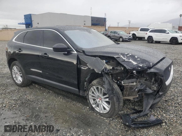 2020 Jaguar F-Pace 30t Prestige with VIN SADCK2GX5LA637538, listed as a Copart auction lot 47886115 with 74,478 mi miles and Salvage Title. Bid and sale history available at DreamBid. Image 4.
