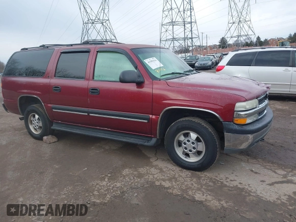 2001 Chevrolet Suburban LS with VIN 1GNEC16T01J280011, listed as a IAAI auction lot 41503436 with 1 mi miles. Bid and sale history available at carsss.com. Image 1.