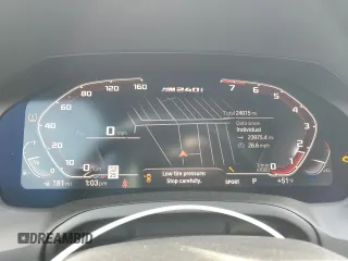 2022 BMW 2 Series M240i xDrive with VIN 3MW53CM0XN8C61591, listed as a Copart auction lot 45224845 with 24,015 mi miles and Salvage title. Bid and sale history available at DreamBid. Image 9.