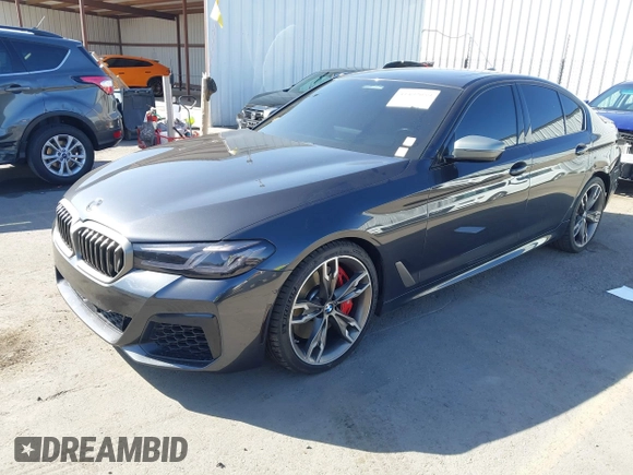 2021 BMW 5 Series M550i xDrive z VIN WBA13BK03MCG88715, wystawiony jako IAAI lot #41492059 z przebiegiem 64 485 mil mil oraz . Historia ofert i sprzedaży dostępna na DreamBid. Obrazek 18.