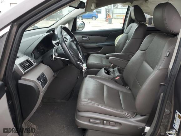 2015 Honda Odyssey EX-L with VIN 5FNRL5H66FB022583, listed as a Copart auction lot 50050235 with 165,757 mi miles and Salvage Title. Bid and sale history available at carsss.com. Image 7.