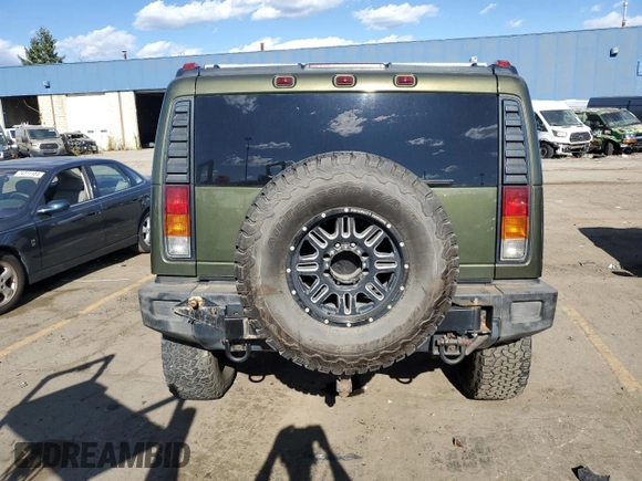 2003 Hummer H2 with VIN 5GRGN23U83H112639, listed as a Copart auction lot 75399264 with 0 mi miles and Clean Title. Bid and sale history available at carsss.com. Image 6.