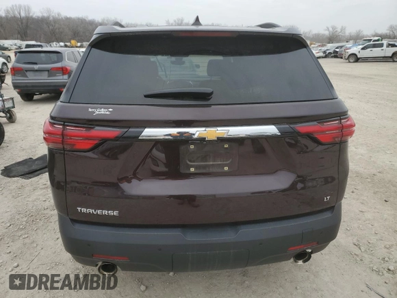 2022 Chevrolet Traverse LT Leather with VIN 1GNERHKW5NJ174425, listed as a Copart auction lot 45005575 with 0 mi miles and Salvage Title. Bid and sale history available at carsss.com. Image 6.