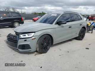2019 Audi SQ5 Premium Plus with VIN WA1B4AFY3K2001855, listed as a Copart auction lot 46285895 with 78,250 mi miles and Non Repairable. Bid and sale history available at carsss.com. Image 1.