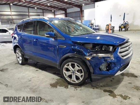 2019 Ford Escape Titanium с VIN 1FMCU0J91KUB47689, выставлен на аукционе Copart как лот 57995445 с пробегом 68 811 миль миль и Списание • Salvage title. История ставок и продаж доступна на DreamBid. Изображение 4.
