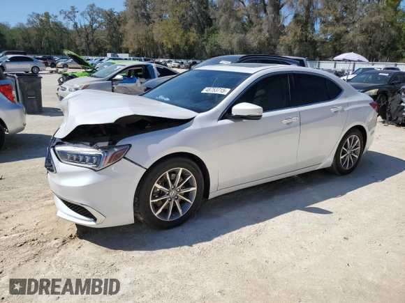 2020 Acura TLX with VIN 19UUB1F31LA006263, listed as a Copart auction lot 48753715 with 61,192 mi miles and Non Repairable. Bid and sale history available at carsss.com. Image 1.