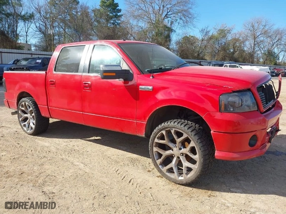 2008 Ford F-150 XLT with VIN 1FTPW12V28KE26879, listed as a IAAI auction lot 41683328 with 129,531 mi miles. Bid and sale history available at carsss.com. Image 1.