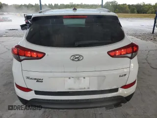 2016 Hyundai Tucson Eco with VIN KM8J33A24GU060326, listed as a Copart auction lot 76108294 with 142,498 mi miles and Salvage Title. Bid and sale history available at carsss.com. Image 6.