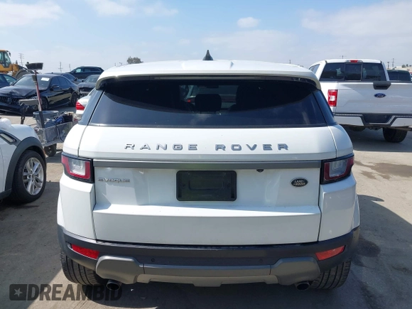 2018 Land Rover Range Rover Evoque SE with VIN SALVP2RX7JH301986, listed as a IAAI auction lot 42571274 with 53,396 mi miles and . Bid and sale history available at DreamBid. Image 16.