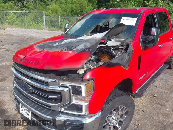 2021 Ford F-250 XL with VIN 1FT7W2BTXMEC24823, listed as a IAAI auction lot 42395257 with Not provided miles and . Bid and sale history available at DreamBid. Image 6.