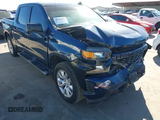 2020 Chevrolet Silverado 1500 Custom with VIN 3GCPWBEK3LG362634, listed as a IAAI auction lot 40904850 with 145,441 mi miles. Bid and sale history available at carsss.com. Image 18.