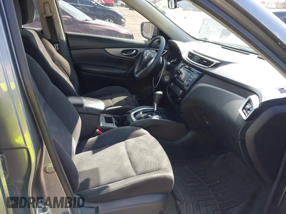 2015 Nissan Rogue S with VIN KNMAT2MVXFP527878, listed as a IAAI auction lot 41864389 with 87,305 mi miles and . Bid and sale history available at DreamBid. Image 5.
