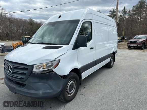 2022 Mercedes-Benz Sprinter Cargo Cargo with VIN W1Y40BHY9NT108142, listed as a Copart auction lot 50731255 with 74,238 mi miles and Clean Title. Bid and sale history available at DreamBid. Image 1.