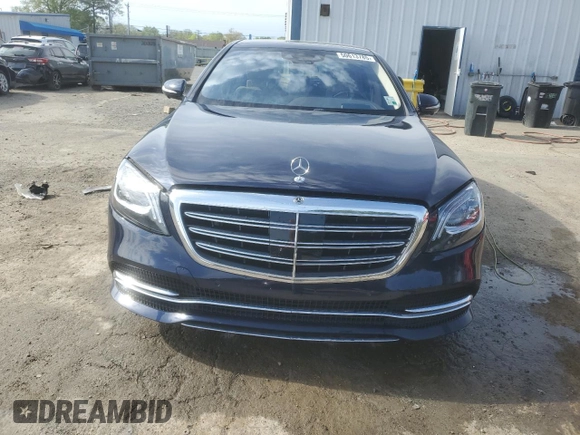 2020 Mercedes-Benz S-Class S 560 with VIN W1KUG8DB1LA586803, listed as a Copart auction lot 50613785 with 55,539 mi miles and Non Repairable. Bid and sale history available at carsss.com. Image 5.