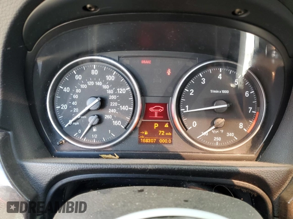 2013 BMW 3 Series 328i with VIN WBAKE5C58DJ106899, listed as a Copart auction lot 48784845 with 168,307 mi miles and Salvage title. Bid and sale history available at DreamBid. Image 9.