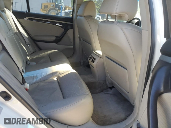 2008 Acura TL with VIN 19UUA66258A002263, listed as a Copart auction lot 53492635 with 100,815 mi miles and Salvage Title. Bid and sale history available at carsss.com. Image 10.