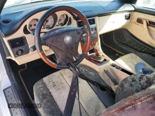 2001 Mercedes-Benz SLK-Class with VIN WDBKK65F71F218677, listed as a Copart auction lot 77267814 with Not Provided miles and Salvage Title. Bid and sale history available at carsss.com. Image 8.