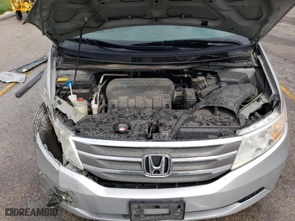 2011 Honda Odyssey EX-L with VIN 5FNRL5H62BB098148, listed as a Copart auction lot 50971955 with 257,103 mi miles and Salvage Title. Bid and sale history available at carsss.com. Image 12.
