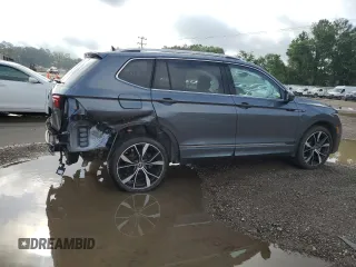 2024 Volkswagen Tiguan SEL R-Line z VIN 3VV4B7AX4RM079457, wystawiony jako Copart lot #54338975 z przebiegiem 10 540 mil mil oraz Szkoda całkowita • Salvage title. Historia ofert i sprzedaży dostępna na DreamBid. Obrazek 3.