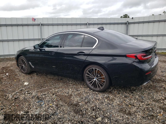 2023 BMW 5 Series 540i xDrive with VIN WBA73BJ09PWY20498, listed as a Copart auction lot 68099554 with 12,185 mi miles and Salvage Title. Bid and sale history available at carsss.com. Image 2.