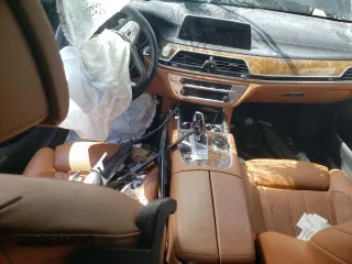 2016 BMW 7 Series 740i with VIN WBA7E2C59GG738509, listed as a Copart auction lot 52097993 with 0 mi miles. Bid and sale history available at carsss.com. Image 8.