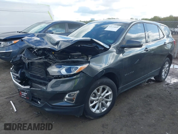 2019 Chevrolet Equinox LT with VIN 2GNAXUEV8K6102708, listed as a IAAI auction lot 42124895 with 71,945 mi miles and . Bid and sale history available at DreamBid. Image 17.