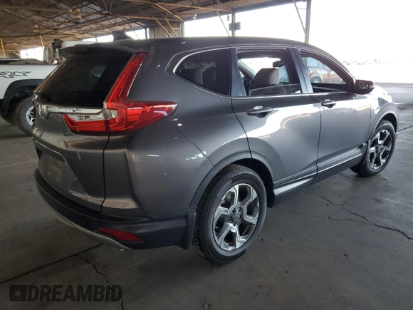 2018 Honda CR-V EX-L with VIN 7FARW1H83JE042661, listed as a Copart auction lot 50387505 with 45,100 mi miles and Salvage Title. Bid and sale history available at DreamBid. Image 3.