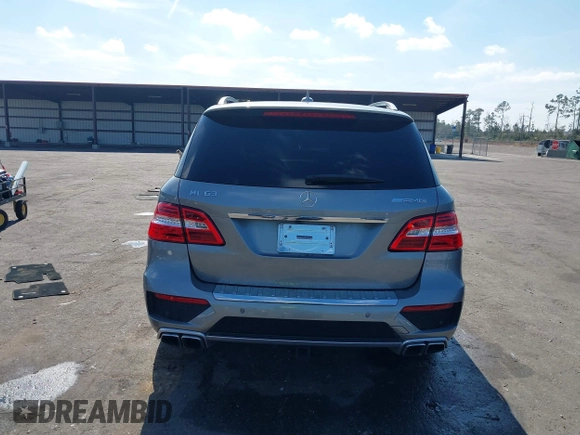 2013 Mercedes-Benz M ML 63 AMG with VIN 4JGDA7EB9DA155725, listed as a IAAI auction lot 41502675 with 64,849 mi miles. Bid and sale history available at carsss.com. Image 15.