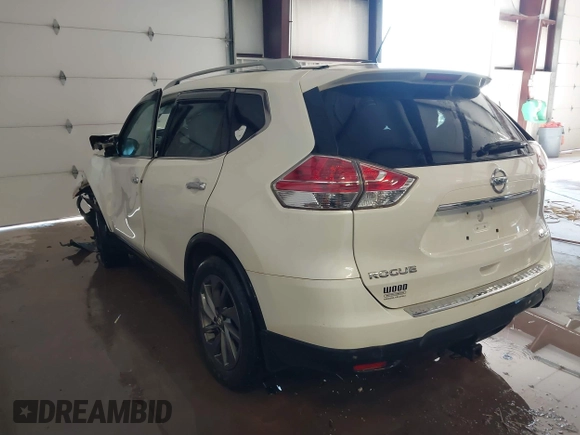 2016 Nissan Rogue SL with VIN 5N1AT2MV0GC770880, listed as a IAAI auction lot 41398955 with Not Provided miles and . Bid and sale history available at DreamBid. Image 3.