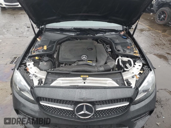 2019 Mercedes-Benz C 300 with VIN WDDWJ8EB4KF931378, listed as a Copart auction lot 80701354 with 49,780 mi miles and Salvage Title. Bid and sale history available at DreamBid. Image 11.